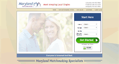Desktop Screenshot of marylandmatchmakers.com