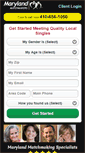 Mobile Screenshot of marylandmatchmakers.com